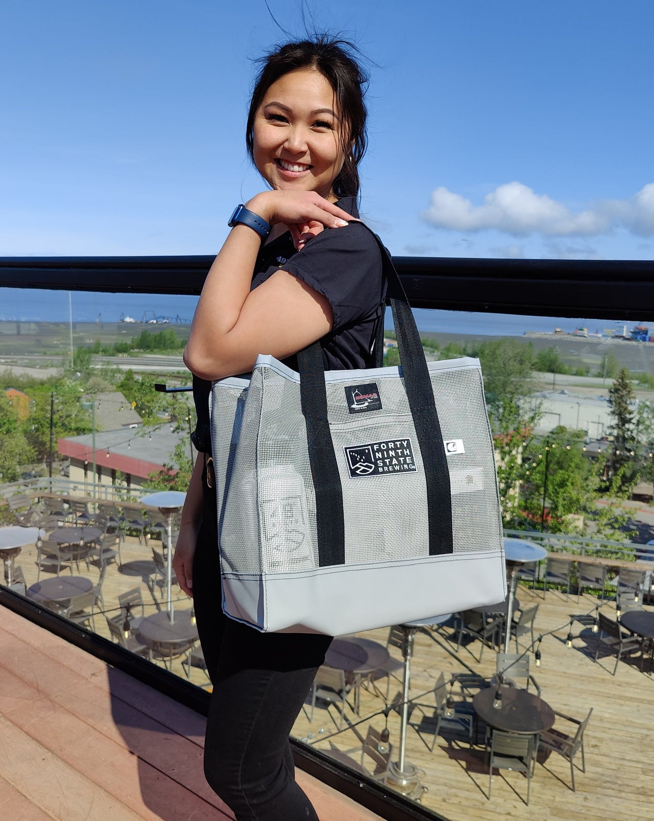 Bailer Tote - Grey